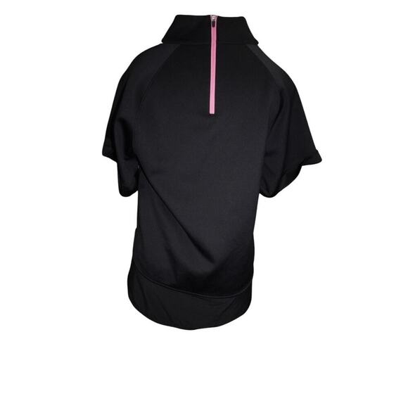 Athleta Black Mock Neck Short Sleeve Pullover Top – Size Small - Picture 5 of 11
